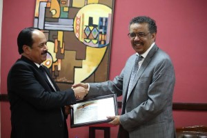 Ambassador of Mauritania and Dr. Tedros