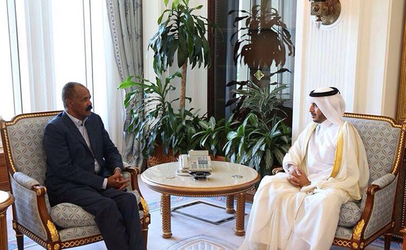 Eritrean President Arrives in Doha, Qatar