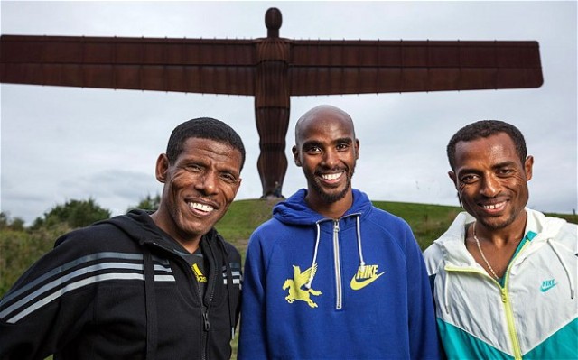 Somali: Ethiopian Runners are facing a big challenge from Mo farah in London Marathon 2014