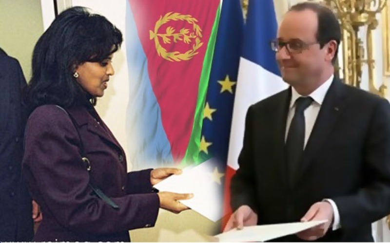 Eritrea: Female Ambassador Hana presents Diplomatic credentials to President of France
