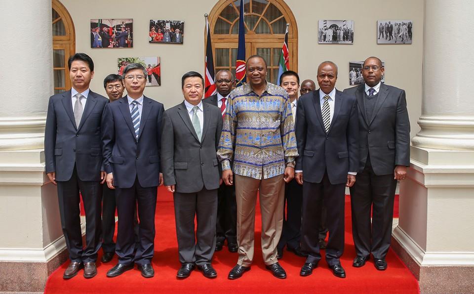 Kenya: President With China Road and Bridge Corporation Leaders