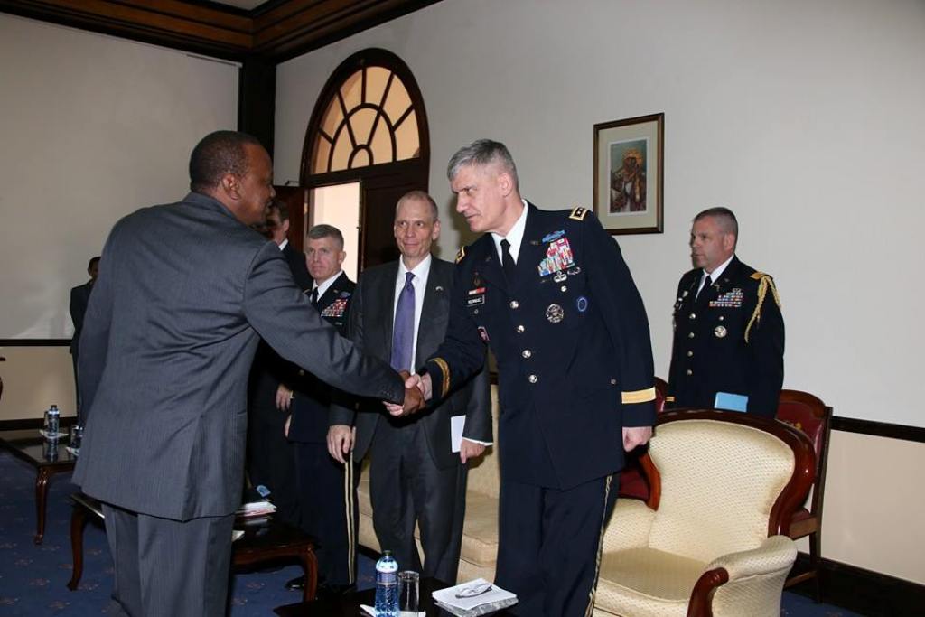 Kenya: Africom General Rodriguez briefed Uhuru on Somalia Security