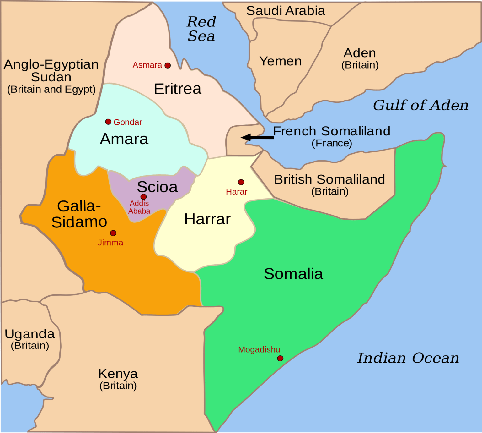 Somaliland: "Eritrea's Last Stand with Somali Map"