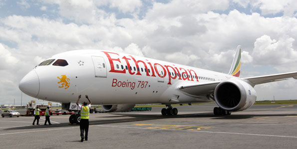 Ethiopian Airlines Plane Grounded in Dakar