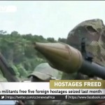 Niger Delta militants free five foreign hostages seized last month