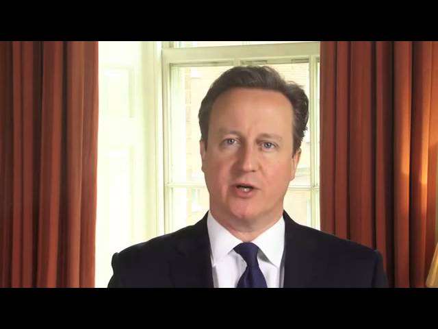 Message from PM Cameron to British-Somali Students