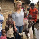 Holly Valance visits Uganda with Comic Relief to help fight malaria
