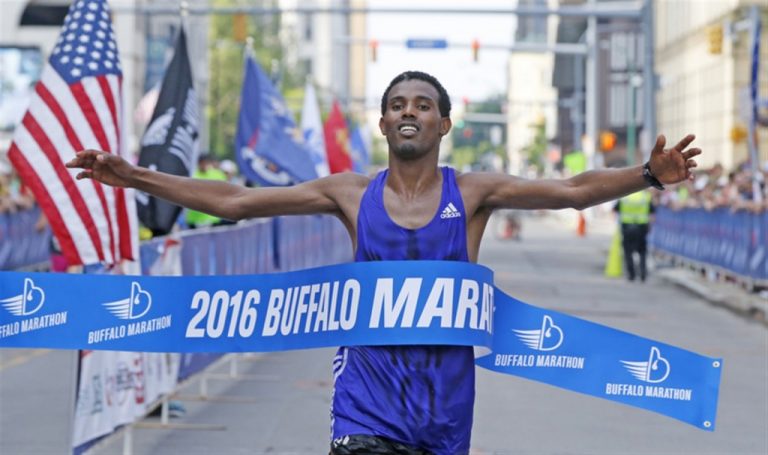 Ethiopian runners win 16th annual Buffalo Marathon