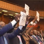 Uganda opposition MPs walk out on Museveni
