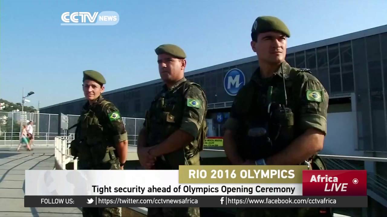 Tight security ahead of Olympics Opening Ceremony