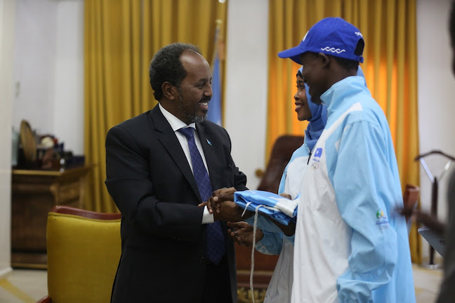 Somalia: The president wishes good luck to Rio Team 2016