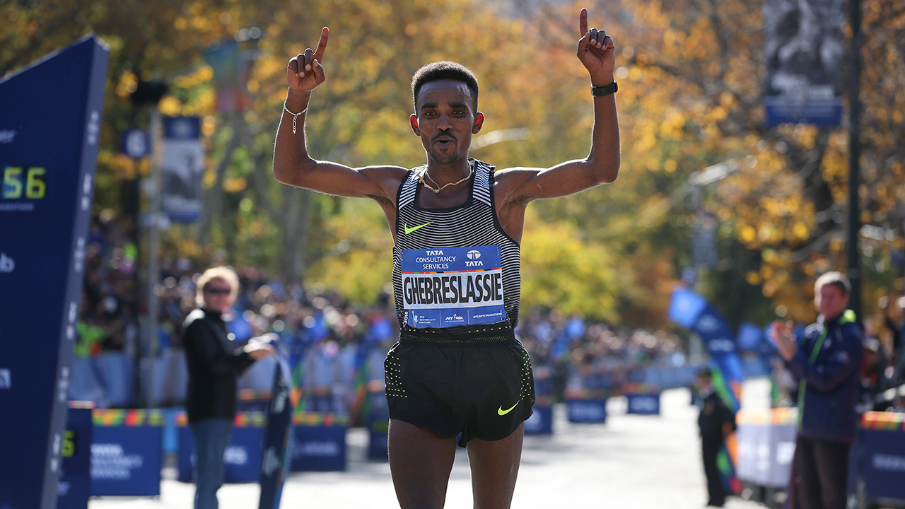 Ghebreslassie and Keitany dominate New York marathon