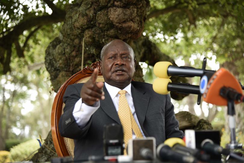 Ugandan President Museveni marks 31 years in power