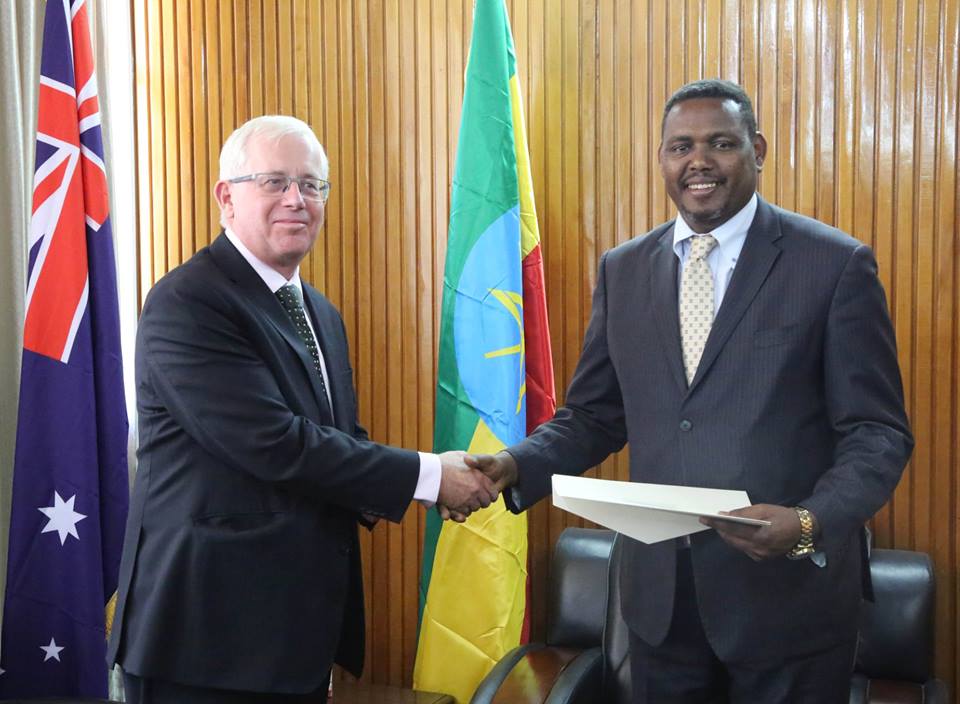 Ethiopia: Receives Credentials of Australian Ambassador to Ethiopia