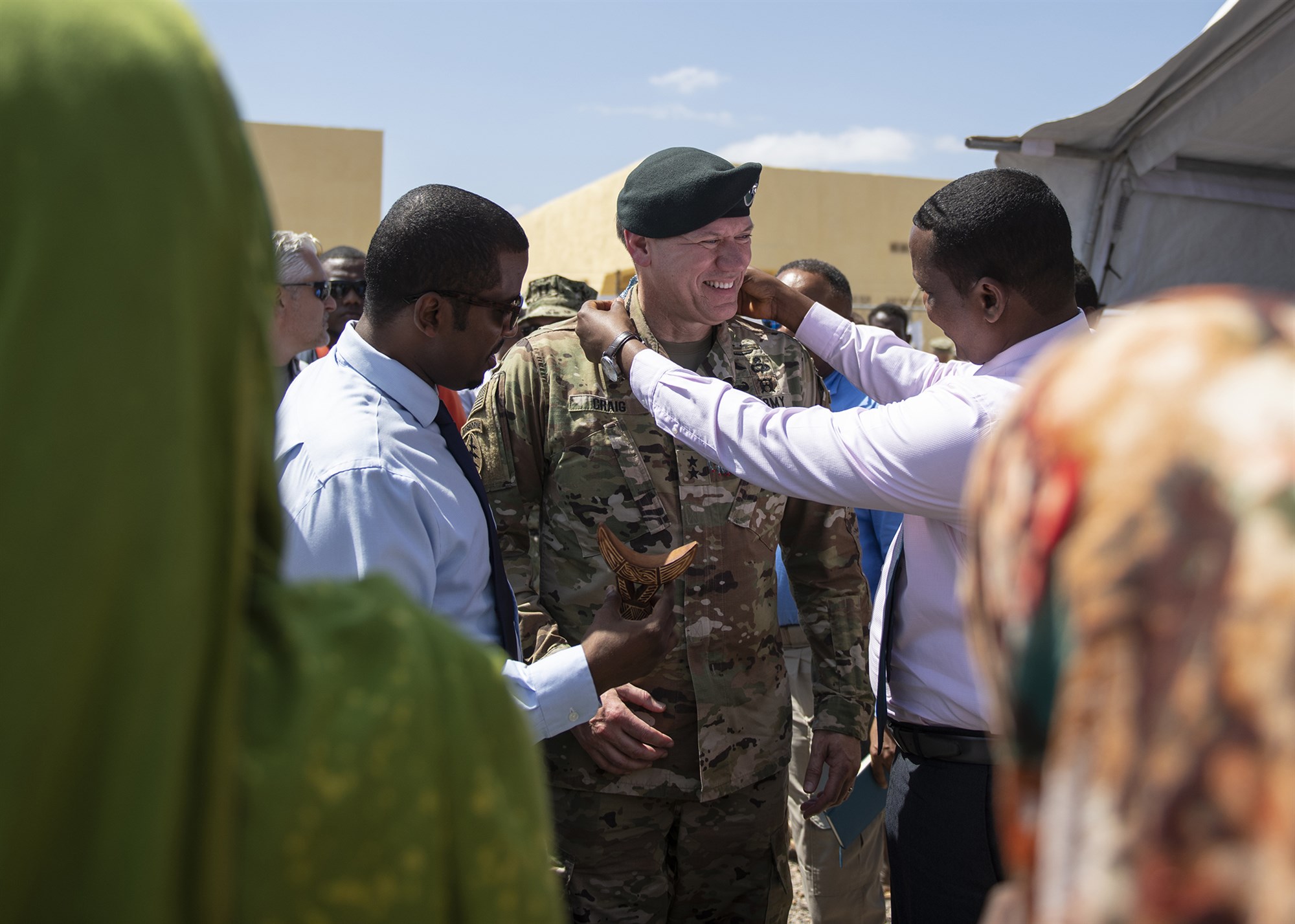 U.S. Navy Seabees turnover Ali Oune Medial Clinic to Djiboutian officials
