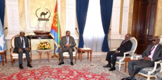 President Farmajo in Asmara for bilateral talks