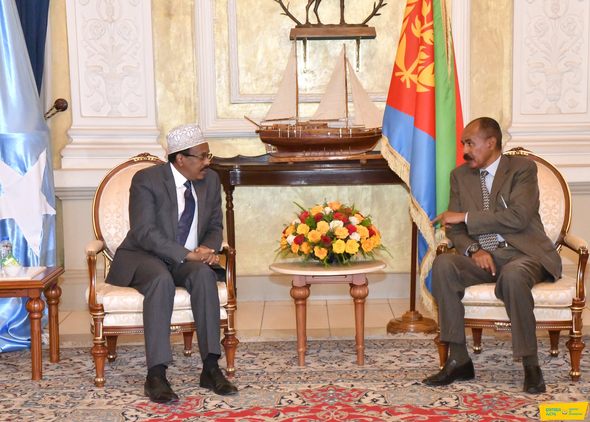 Eritrea: Somali Leader arrived in Asmara, discuss progress of bilateral ties