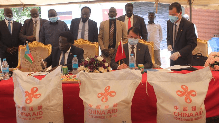 China donates 1,500 tons of rice for S. Sudan’s peace process