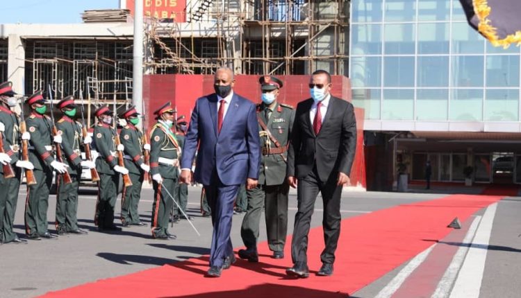 Sudan’s Transitional Sovereign Council Chairman Concludes Ethiopia Visit