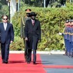 S.Sudan: President el-Sisi arrives in Juba