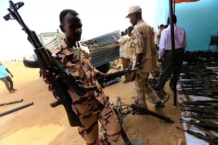 Sudan forces seize large weapons haul near Ethiopia