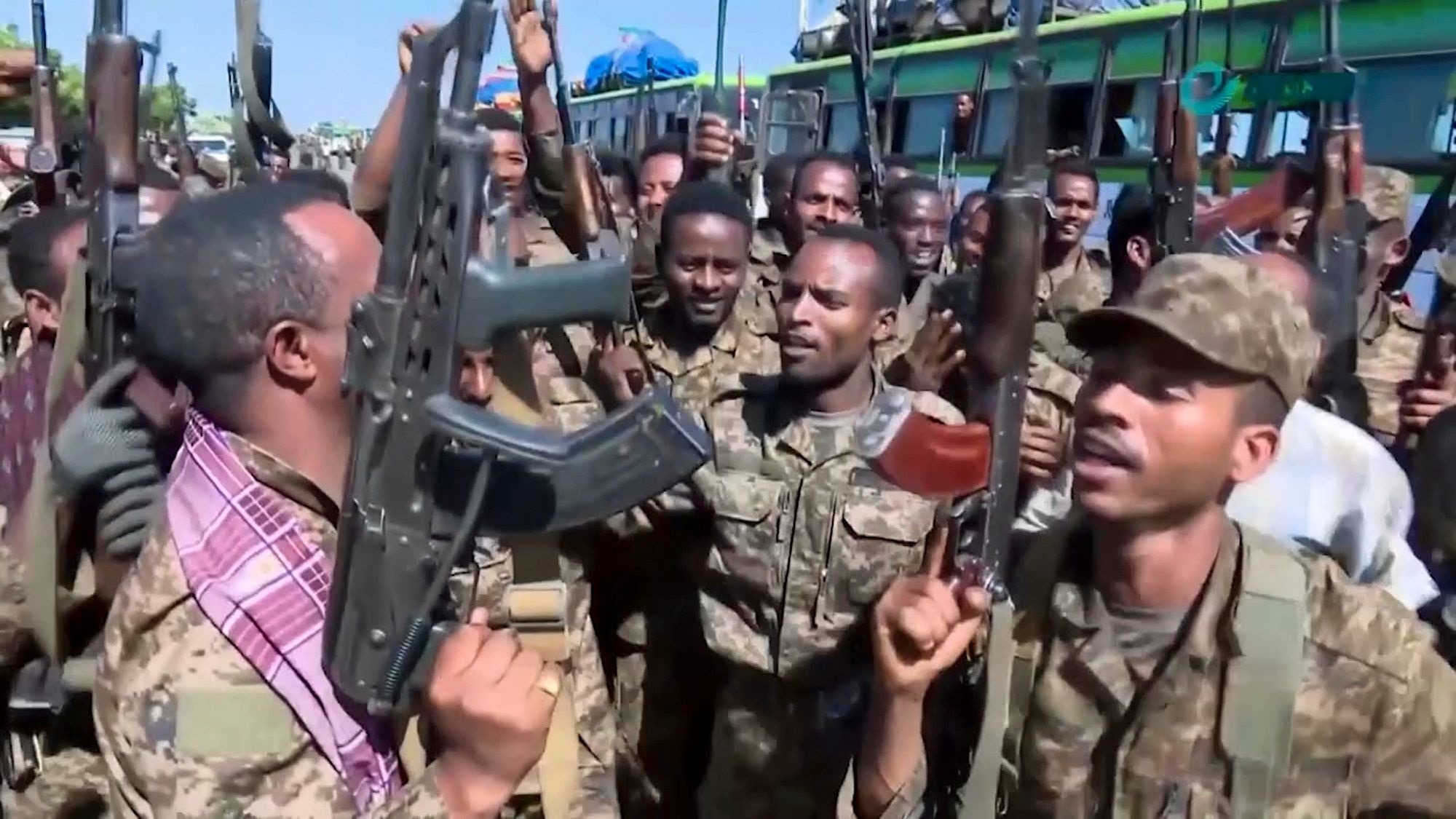 showing government soldiers Ethiopia