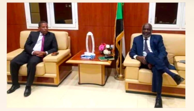 Ambassador Yibeltal Aemero Exchanges Views With Finance Minister Of Sudan