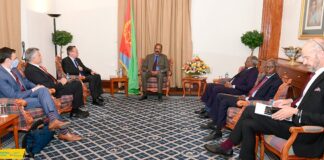 President Isaias Afwerki receives American delegation